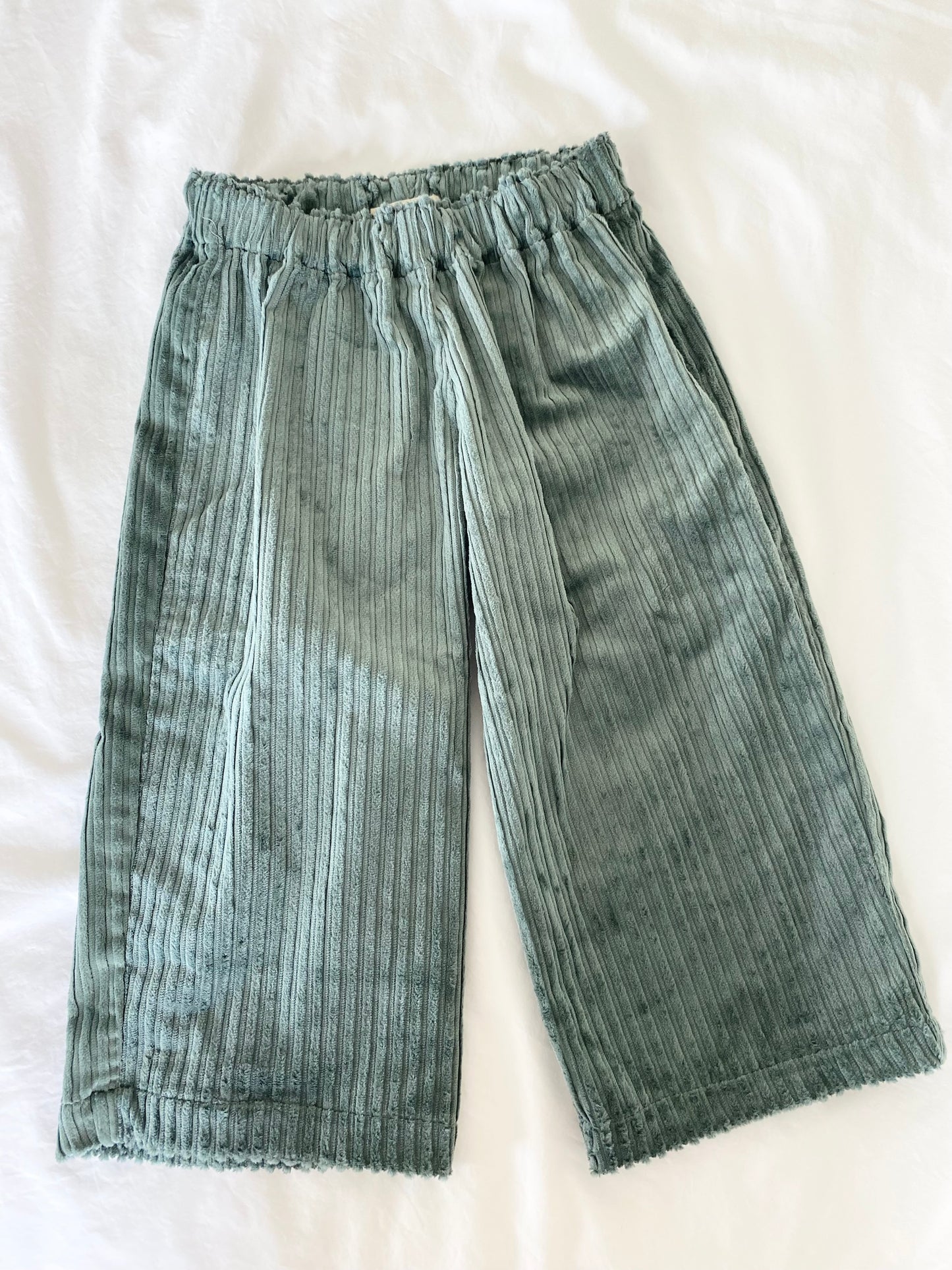 Unisex Basic Colette Pants - Wide Wale Corduroy Teal