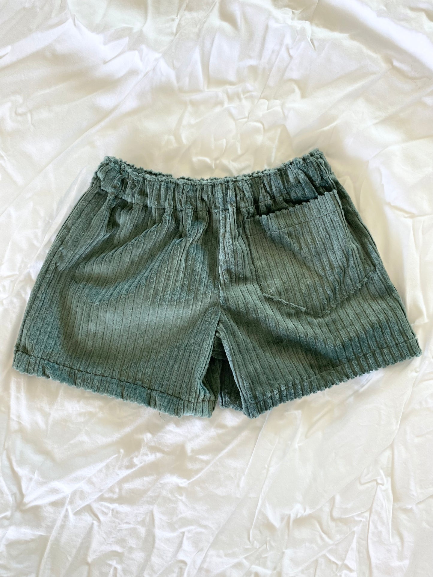 Boys Shorts - Corduroy Teal