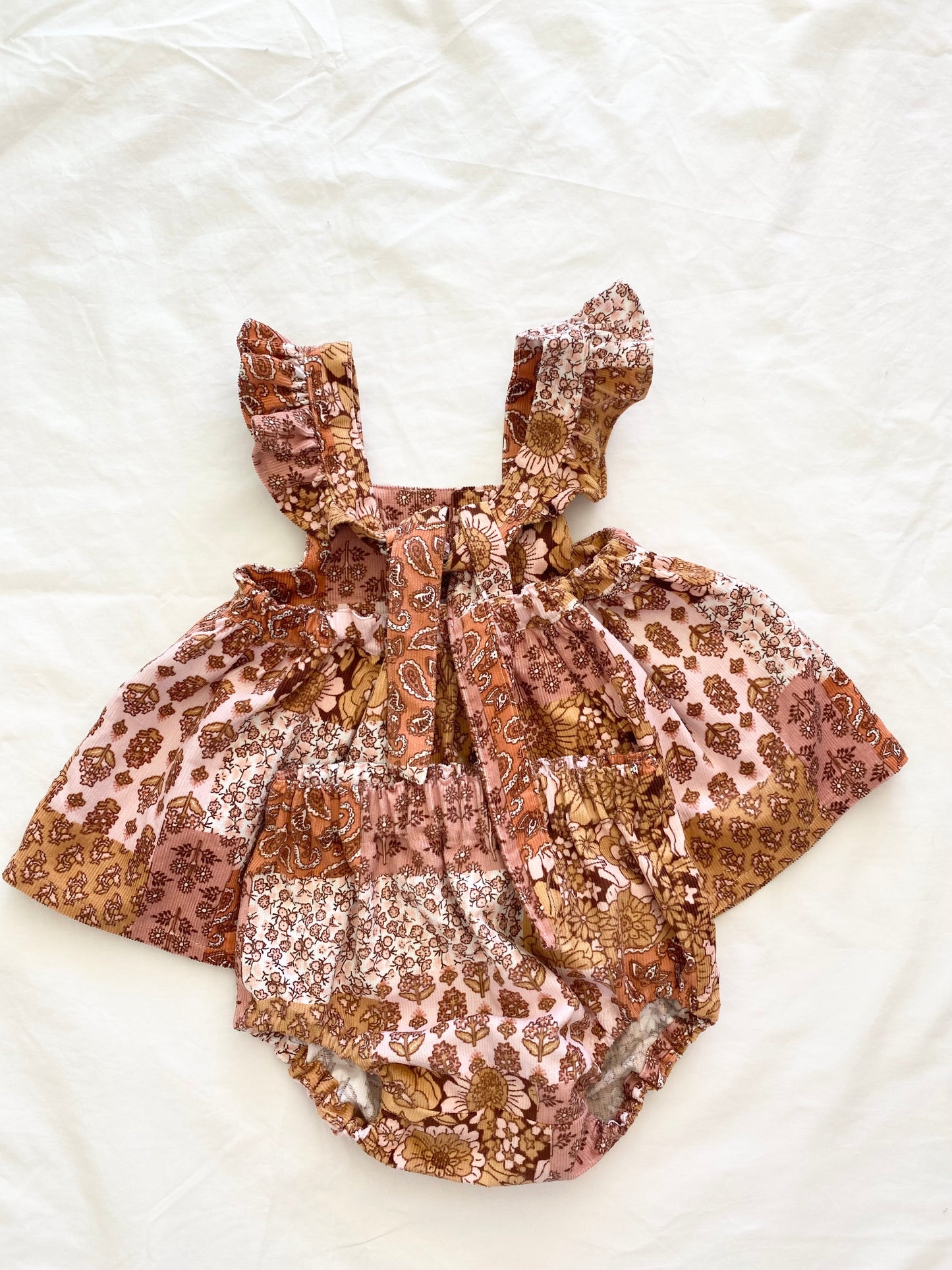Marigold Peplum Set - Corduroy - Autumn Bohemian