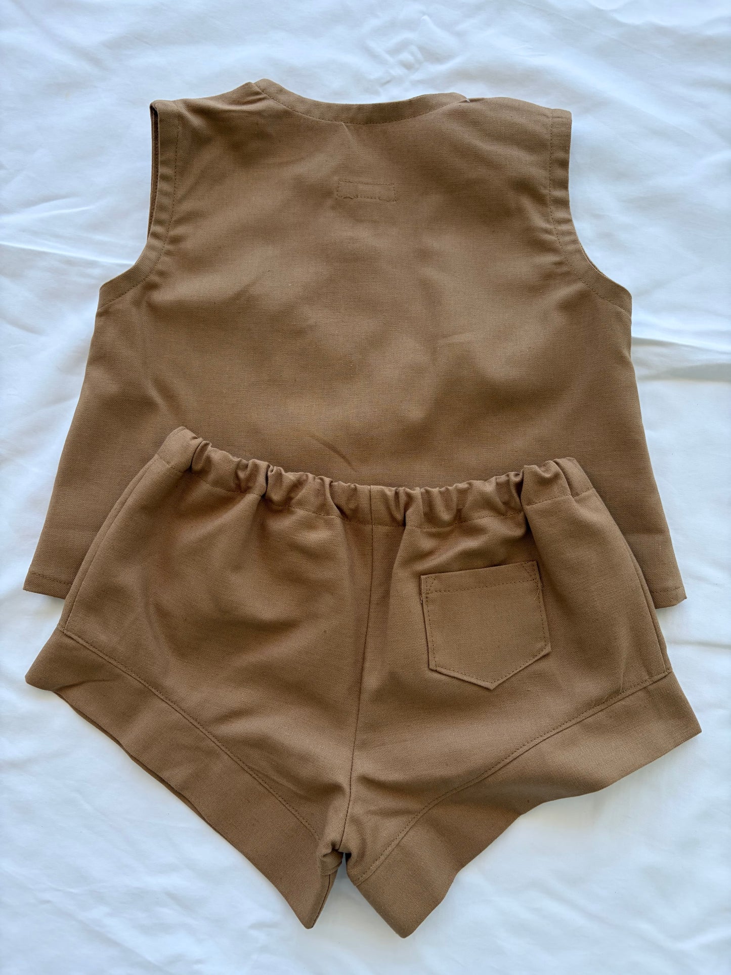 Unisex Cotton Linen Blend - Tan