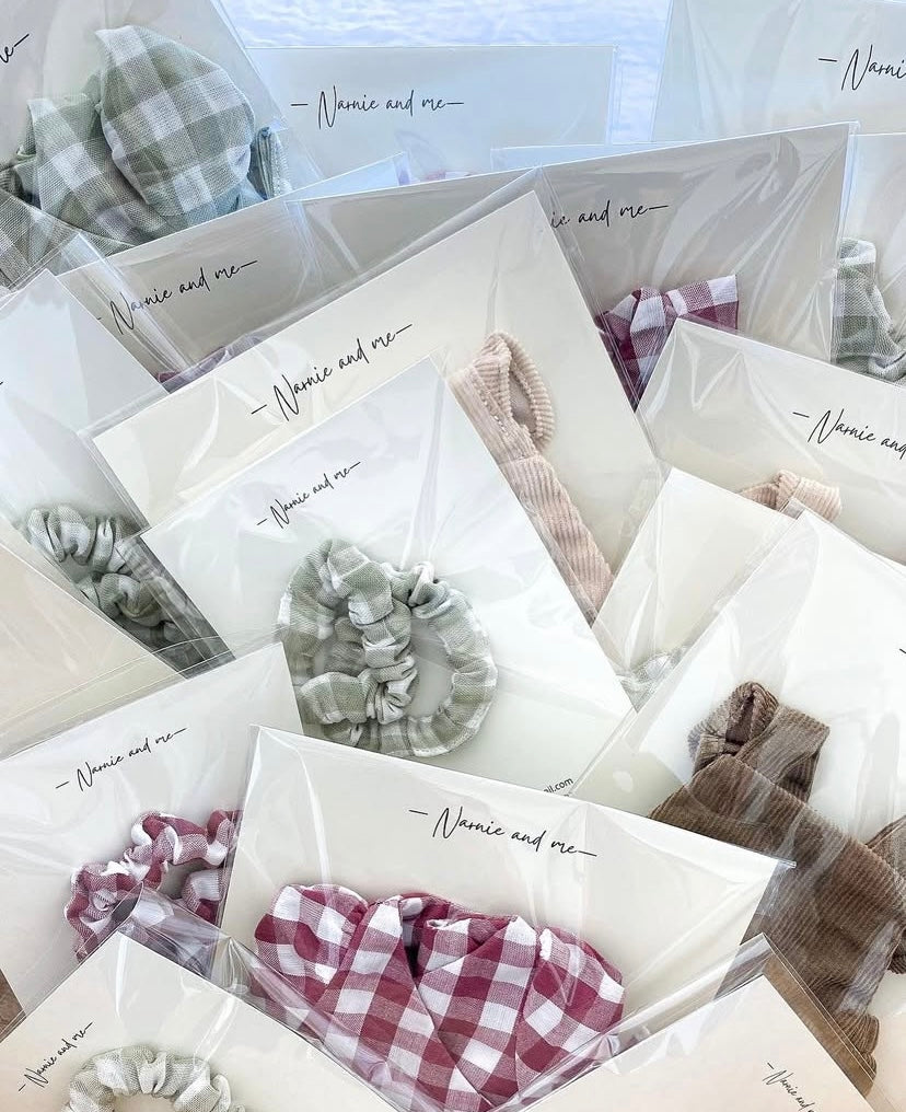 Custom Made Matching Doll’s Outfits, Bows and Scrunchies to be made in the same fabric as your purchased outfit