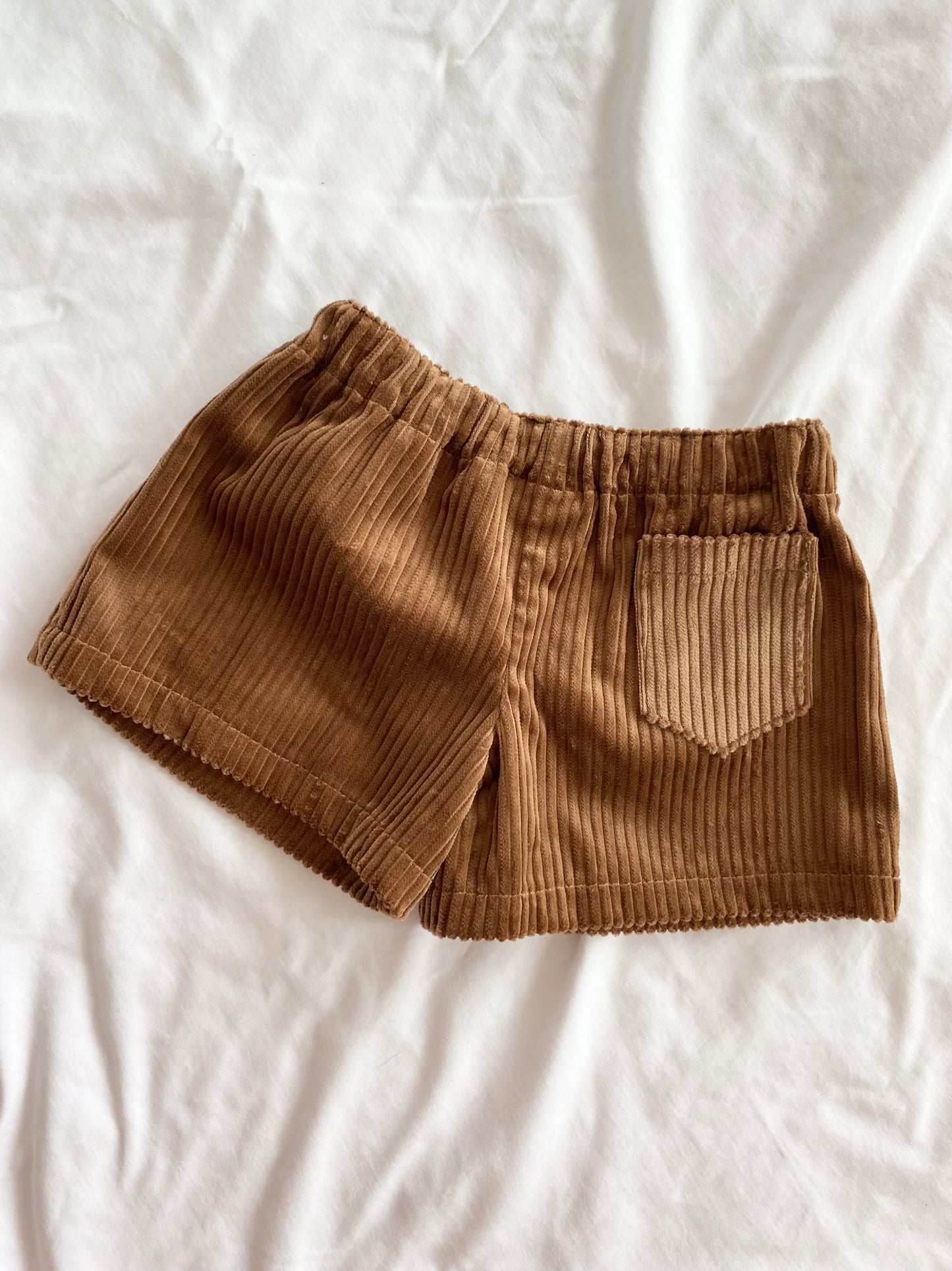 Boys Shorts - Corduroy Coffee