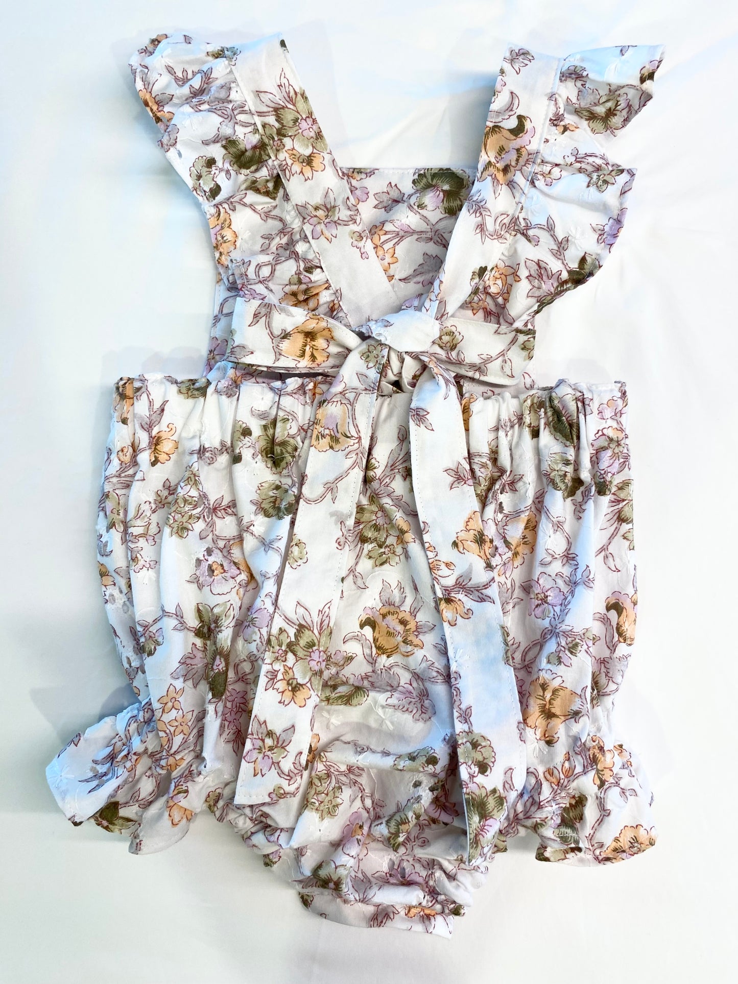 Marigold Romper - Broderie Anglaise - Floral