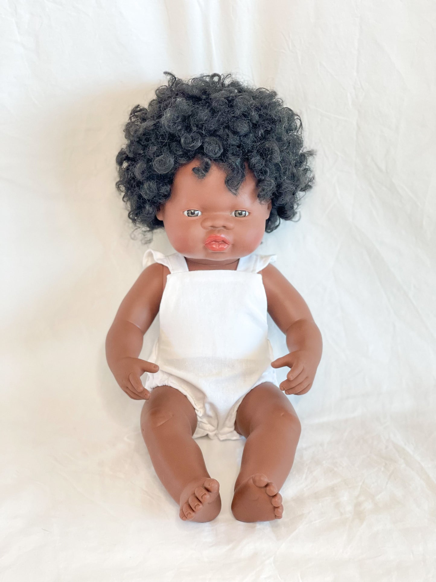 Marigold Dolls Romper - Cotton White