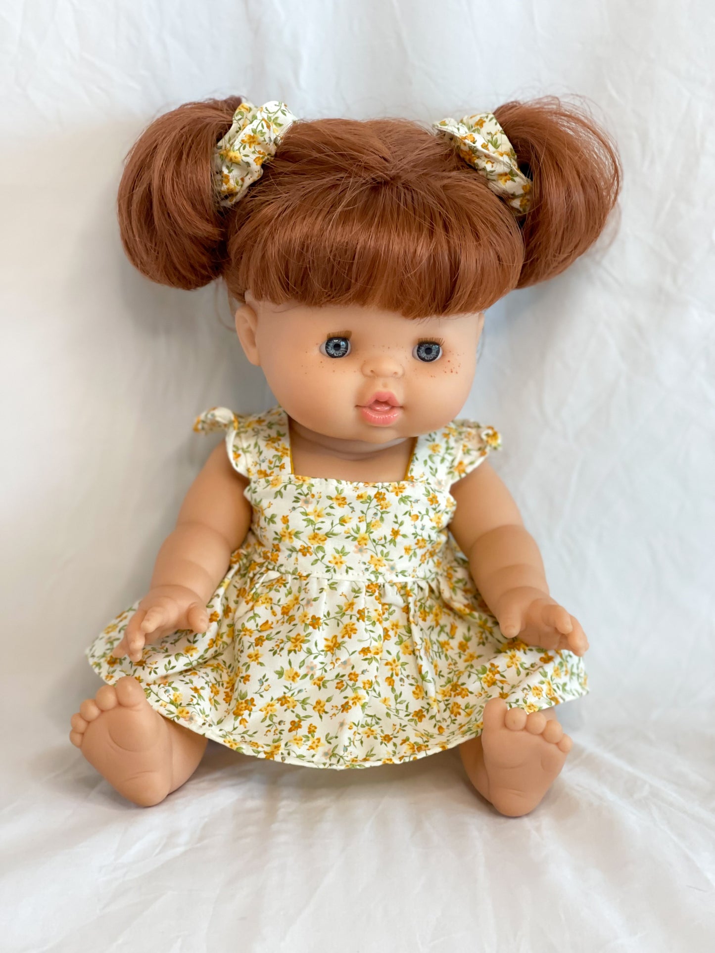 Marigold Dolls Dress - Cotton Autumn Liberty
