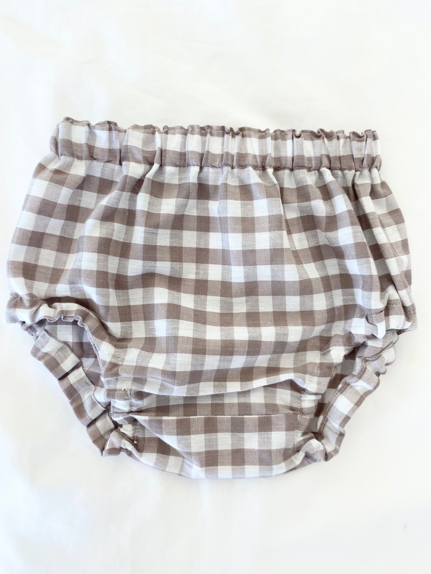 Unisex Bloomer - Cotton Gingham - Mocha
