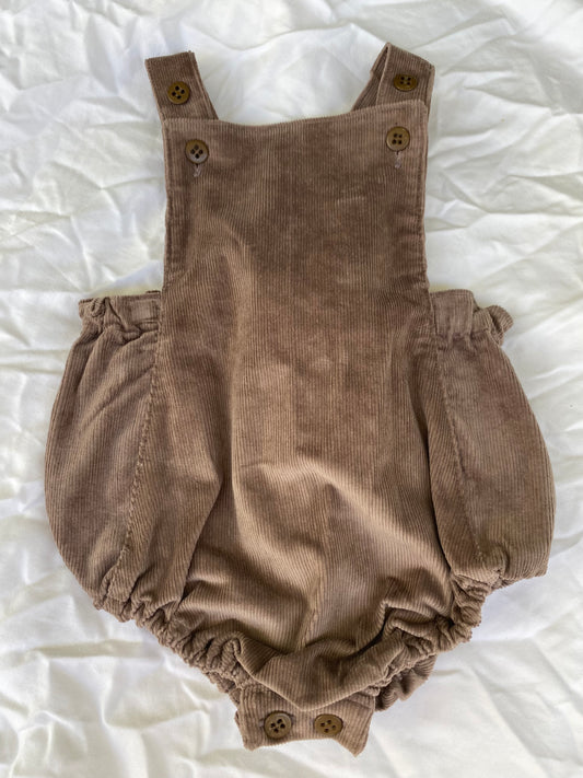 Unisex Romper - Corduroy Tawny