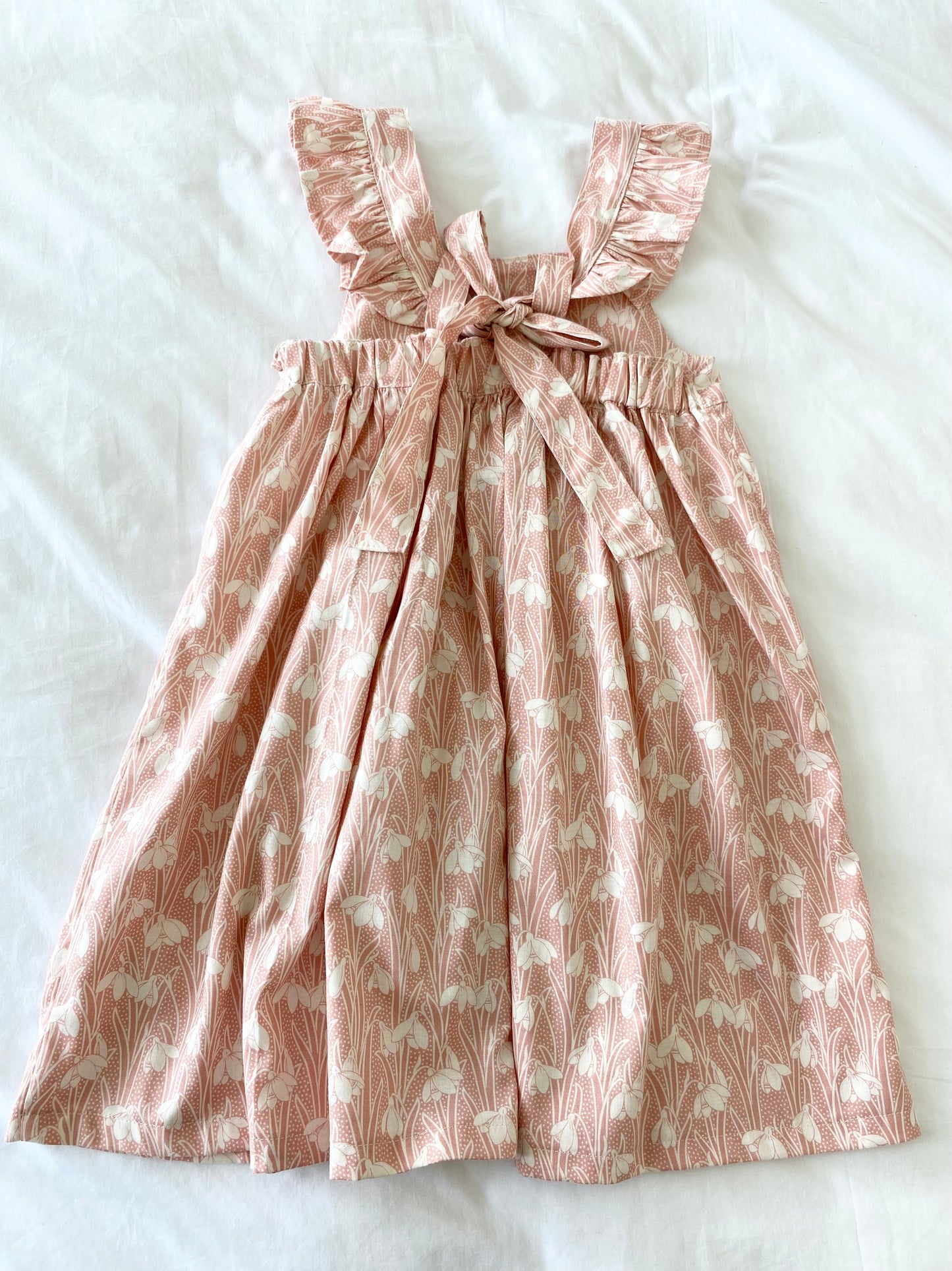 Marigold Dress - Lilly Dusty Pink Cotton