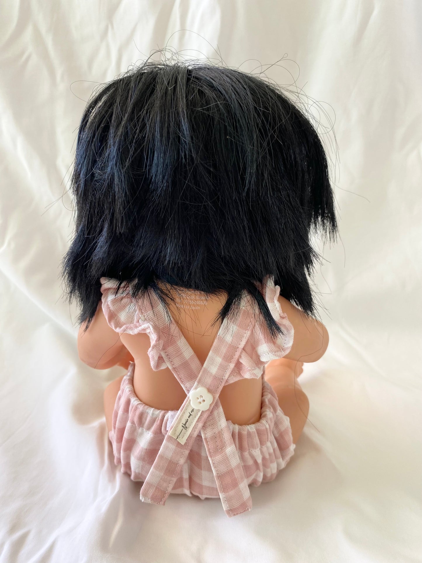 Dolls Marigold Romper - Pink Double Cloth Gingham