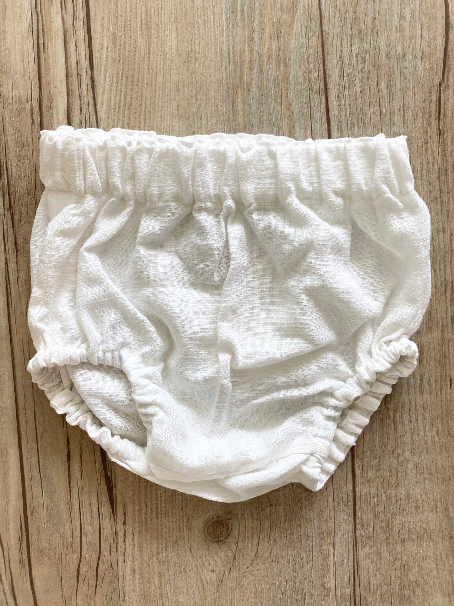Unisex Bloomers - Linen Rayon Blend White