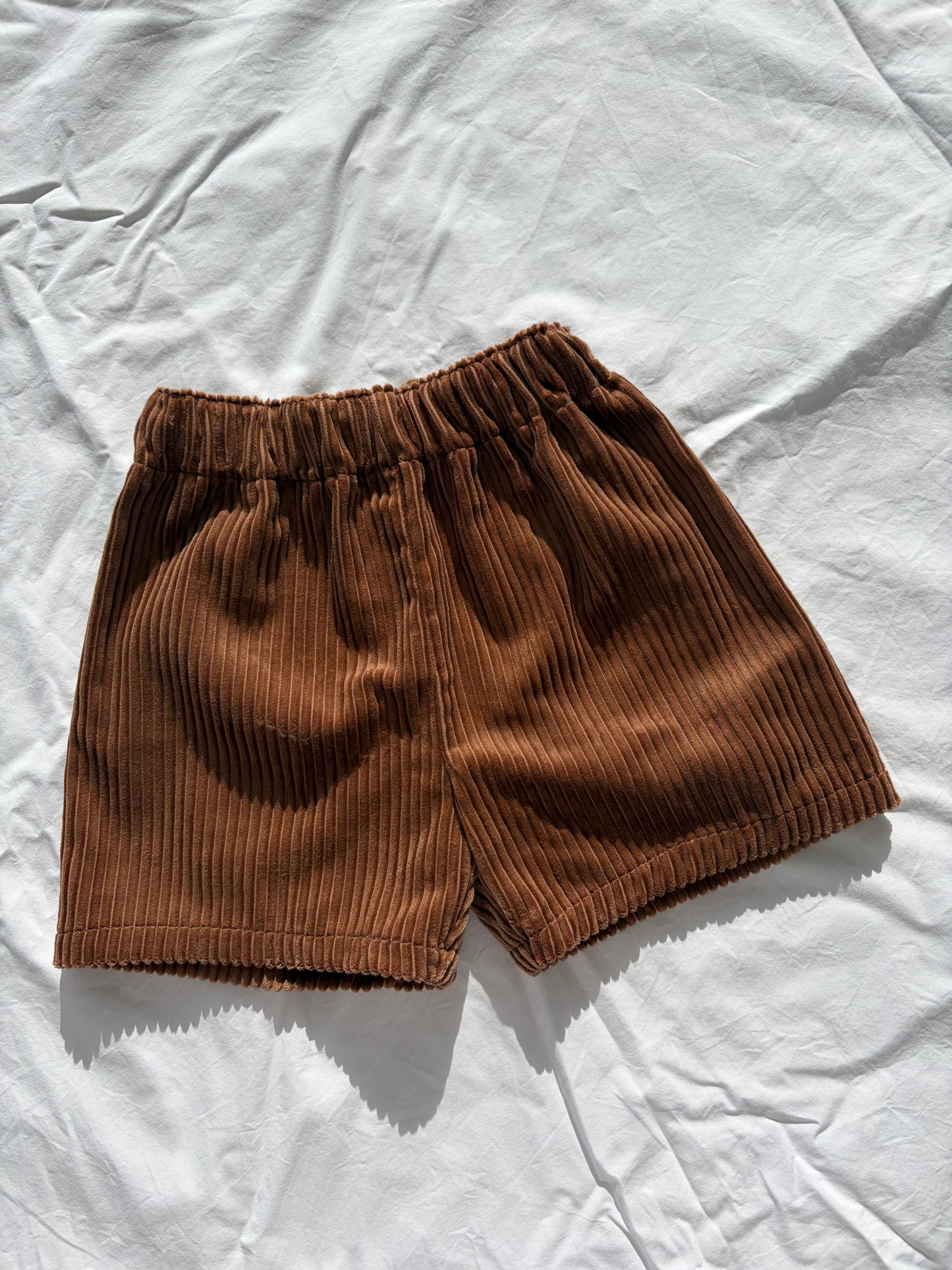 Boys Shorts - Corduroy Coffee
