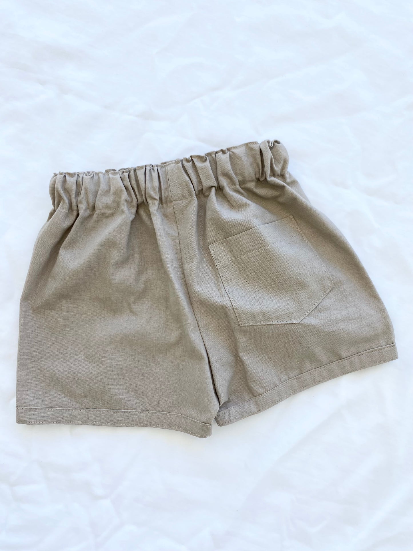 Unisex Basic Shorts - Cotton Stone