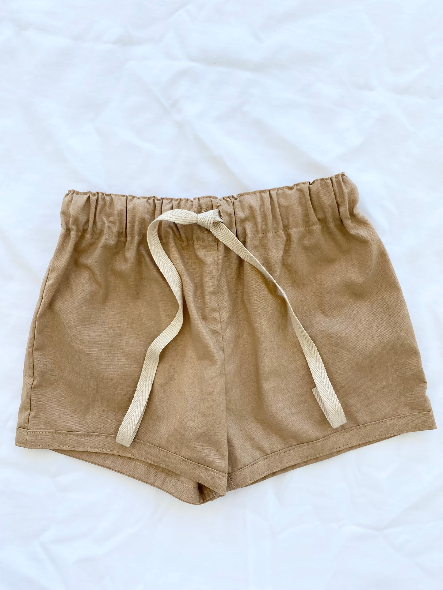 Unisex Basic Shorts -  Cotton Caramel