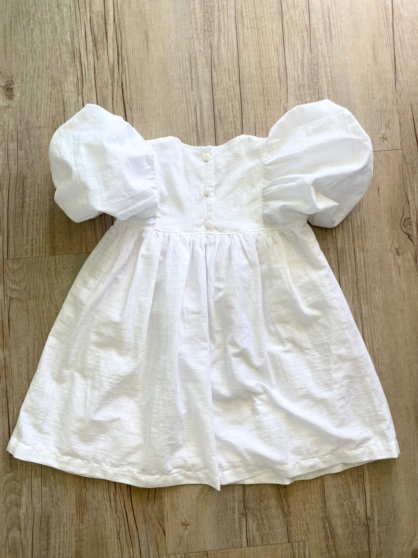 The Portia Dress - White Cotton