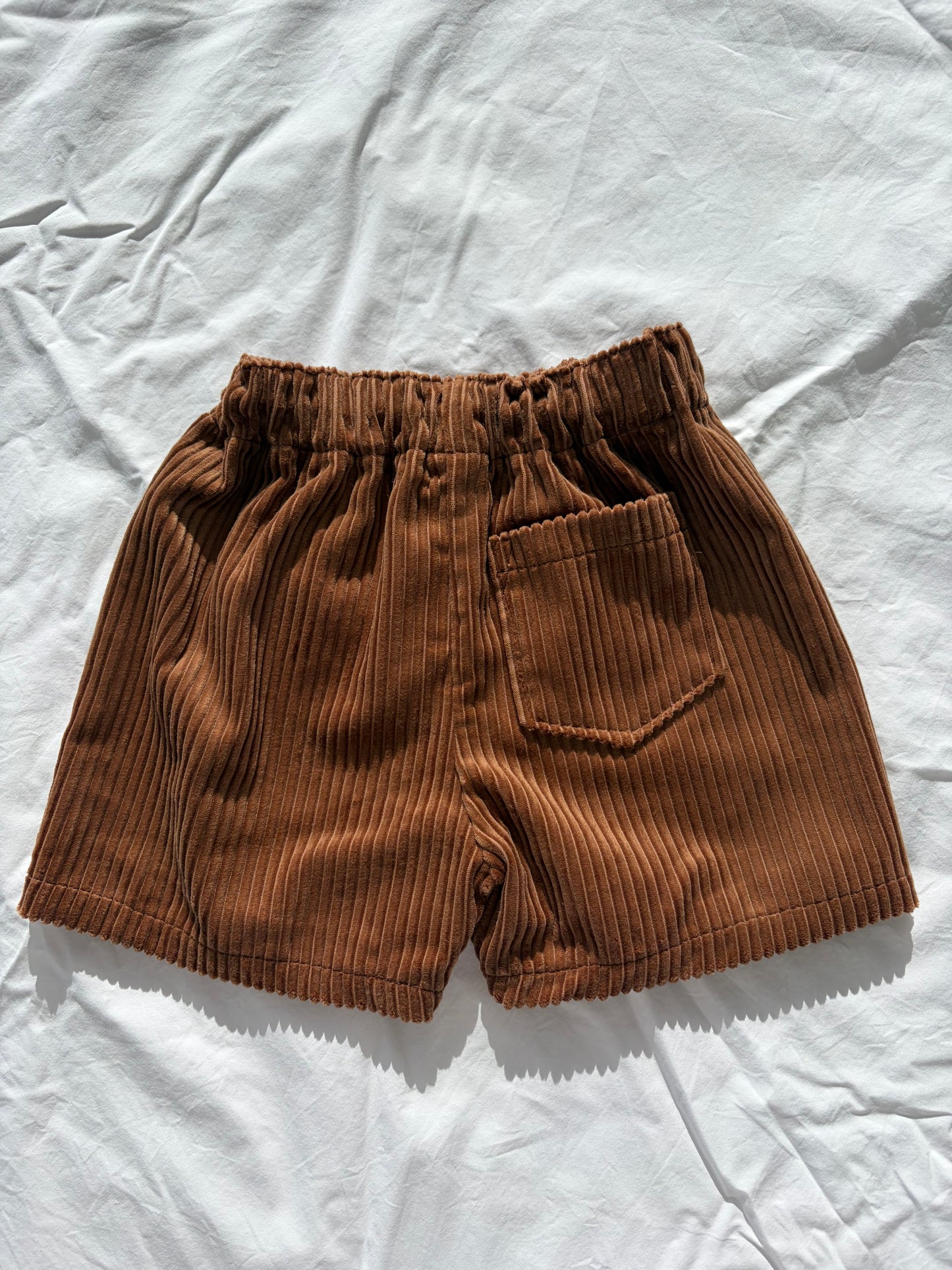 Boys Shorts - Corduroy Coffee
