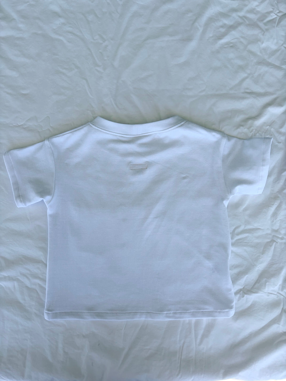 Christmas Basic Oversize T-Shirt - Cotton Elastin White Jersey