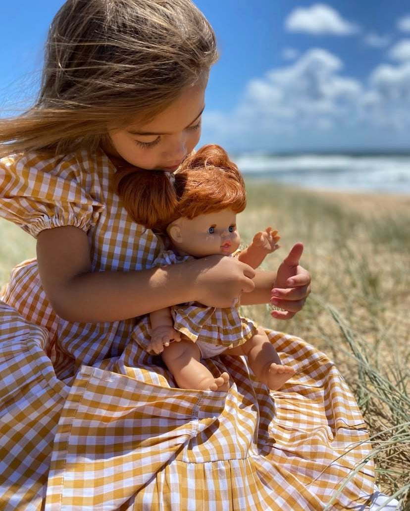 Custom Made Matching Doll’s Outfits, Bows and Scrunchies to be made in the same fabric as your purchased outfit