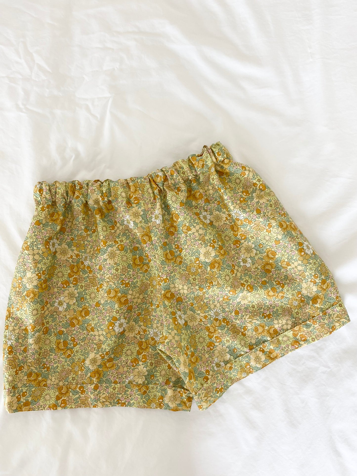 Libby Shorts - Japanese Poplin Gold Harvest