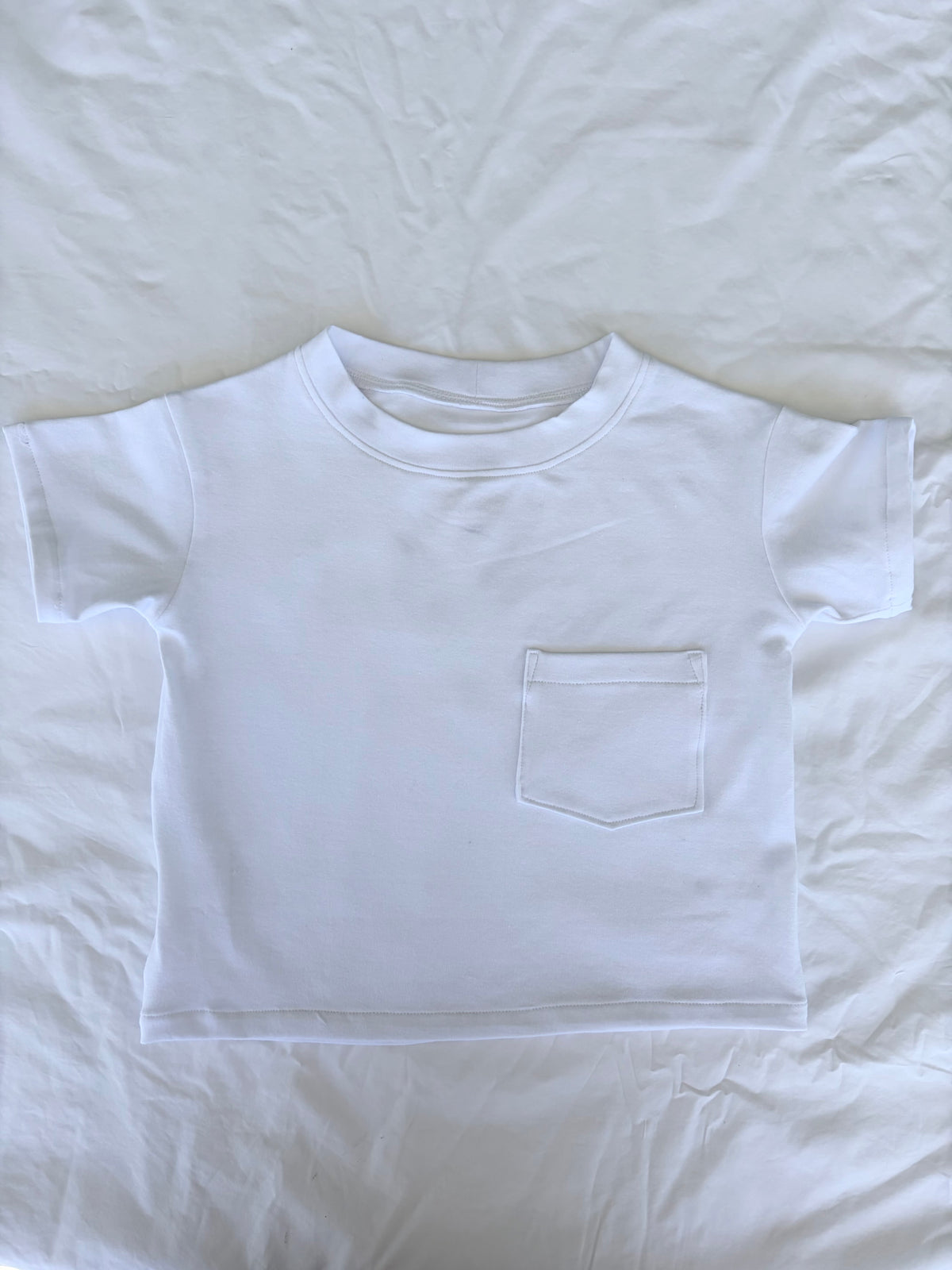 Christmas Basic Oversize T-Shirt - Cotton Elastin White Jersey
