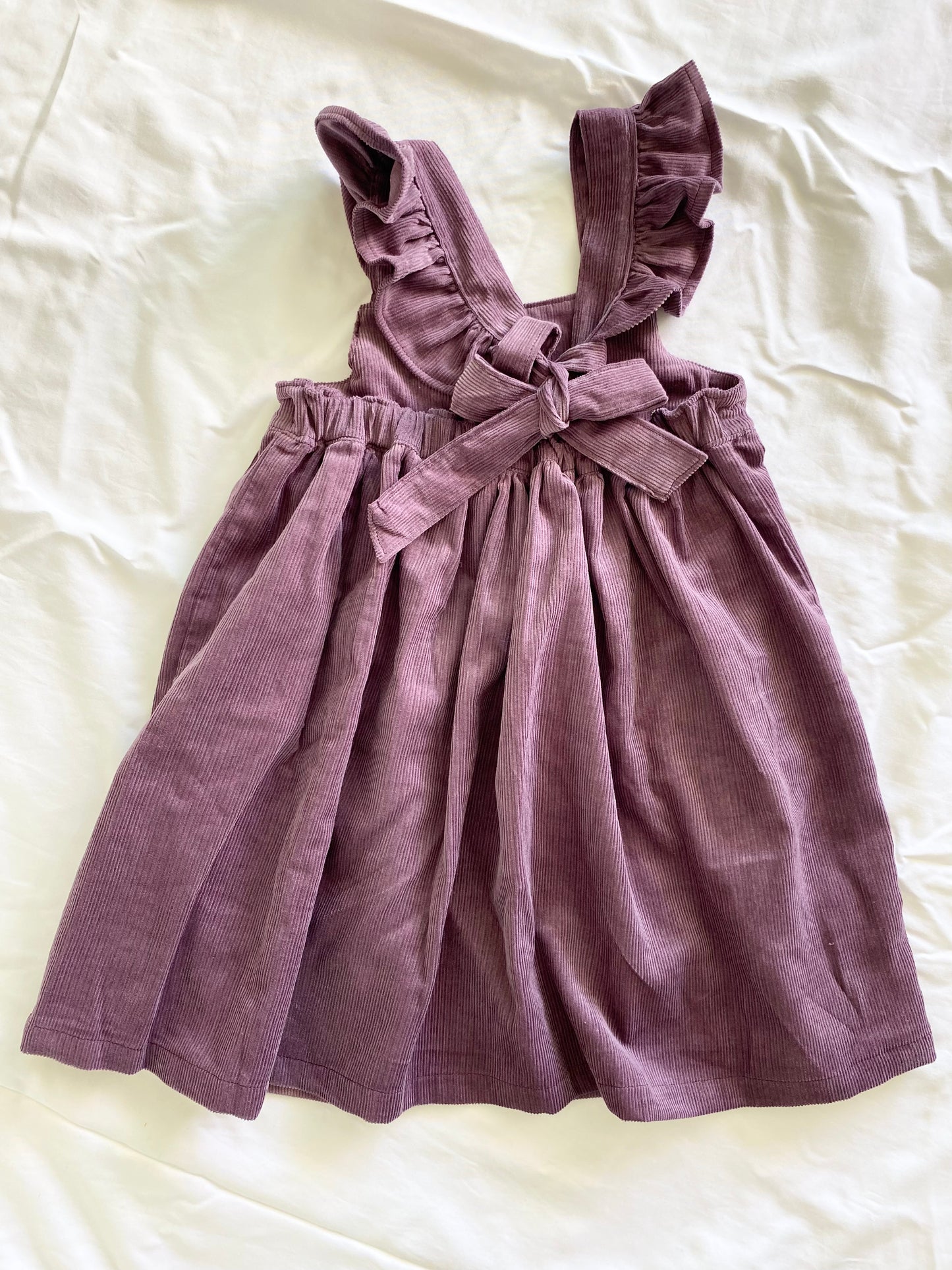 Marigold Dress - Corduroy Plum