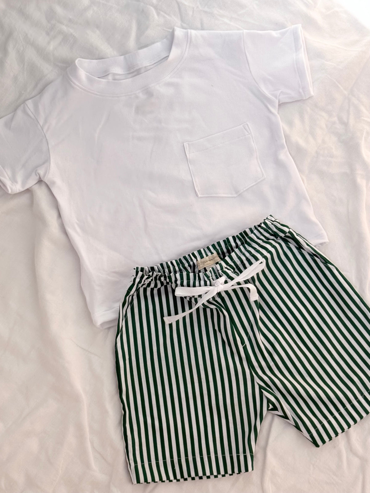Christmas Basic Oversize T-Shirt - Cotton Elastin White Jersey