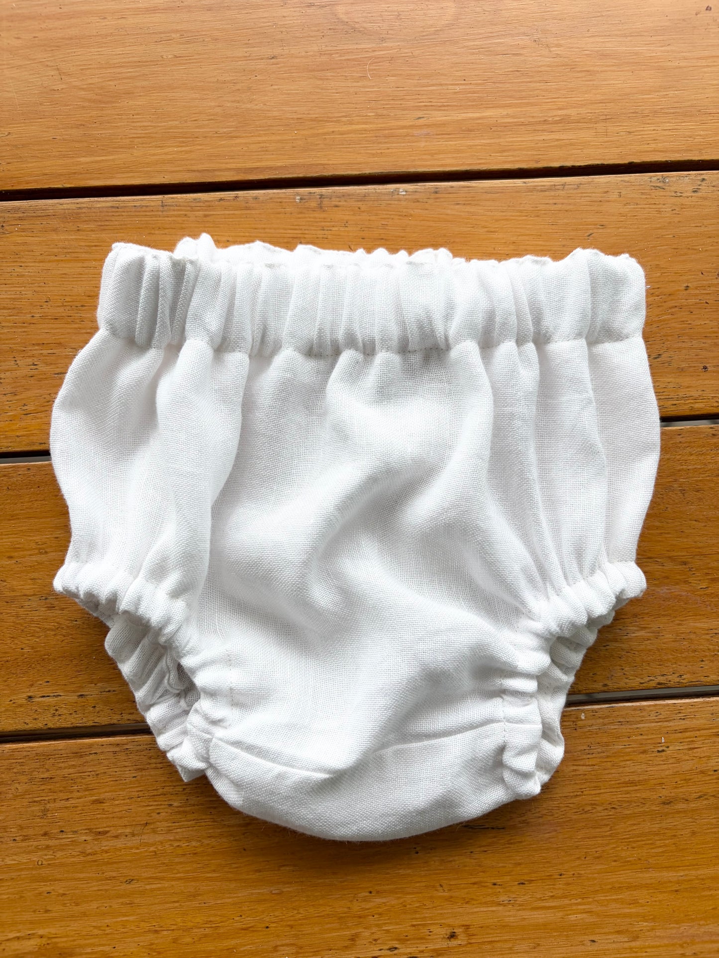 Unisex Bloomers - Pure Linen - White