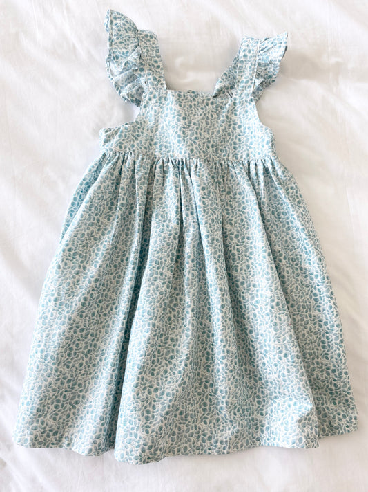 Marigold Dress - Blue Liberty Cotton
