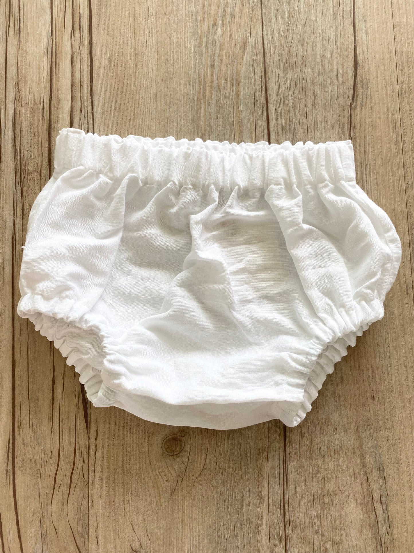 Unisex Bloomers - Cotton Linen Blend White
