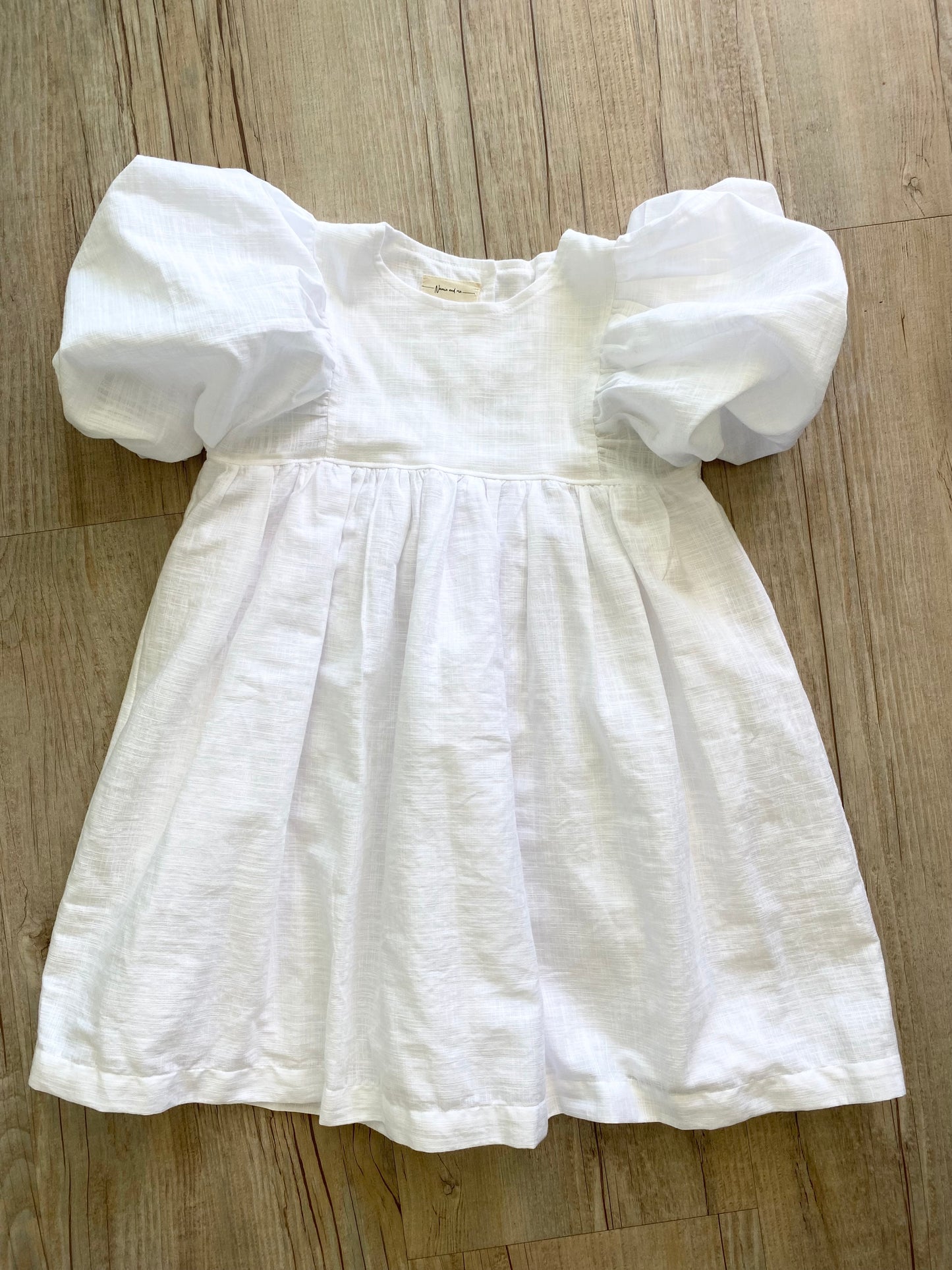 The Portia Dress - White Cotton
