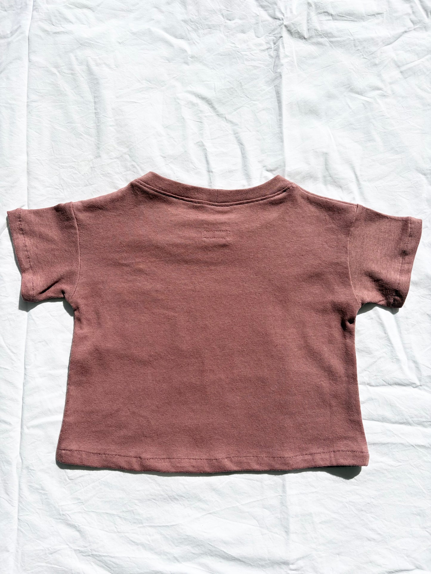 Unisex Basic T-Shirt - Organic Cotton Jersey - Pink Clay