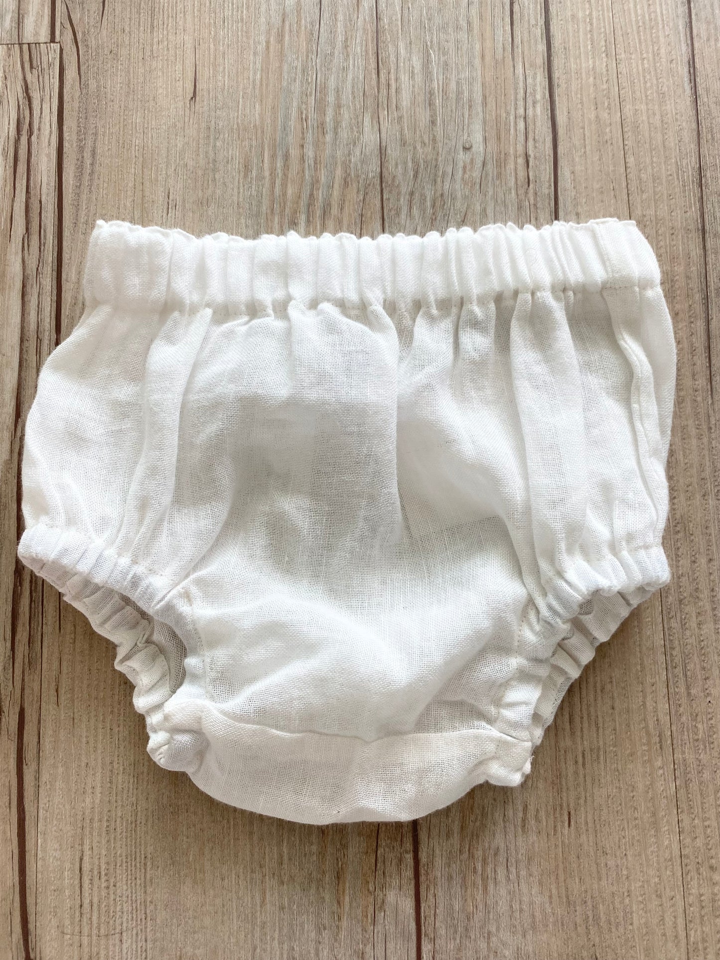 Unisex Bloomers - Pure Linen White