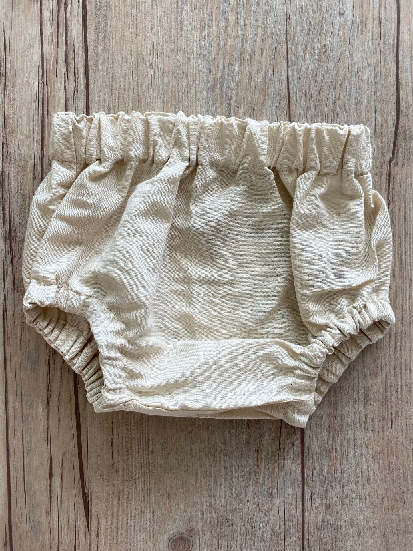 Unisex Bloomers - Cotton Linen Blend Beige