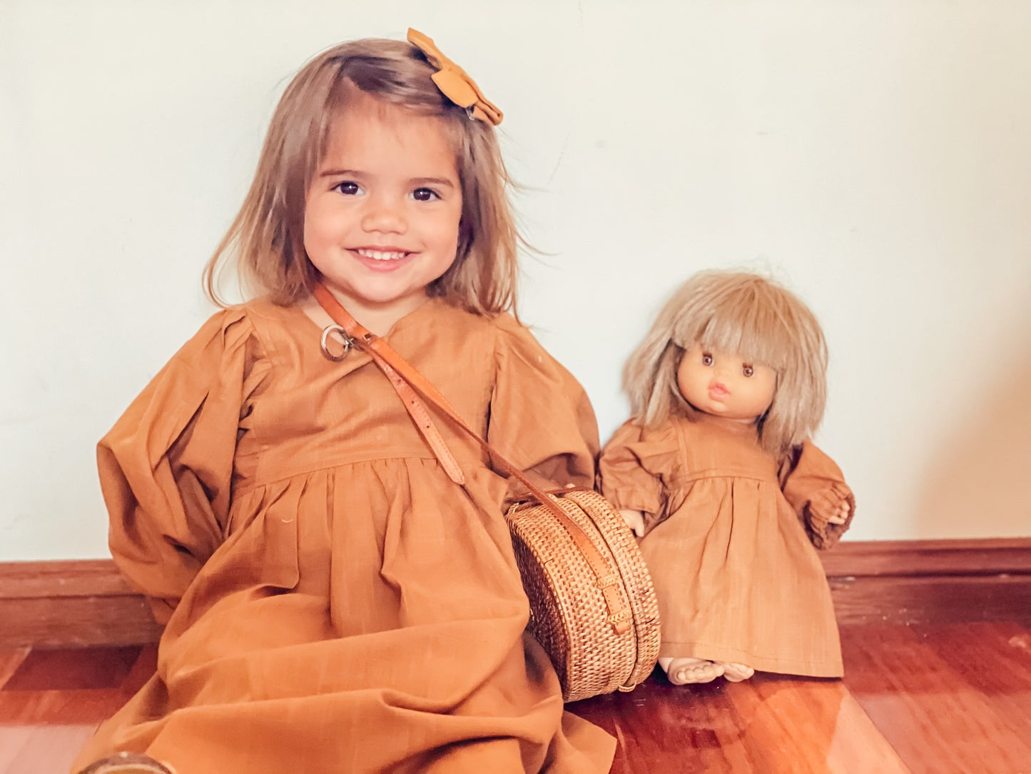 The Portia Dress - Spicy Mustard Cotton