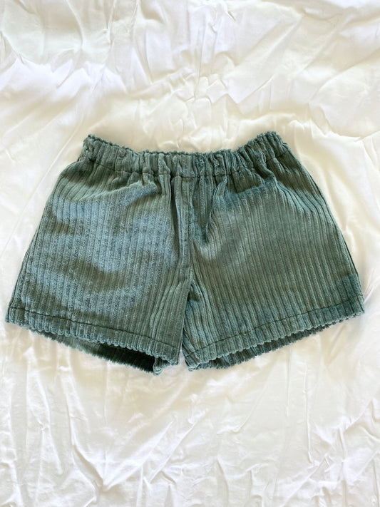 Boys Shorts - Corduroy Teal