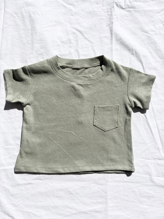 Unisex Basic T-Shirt - Organic Cotton Jersey - Sage