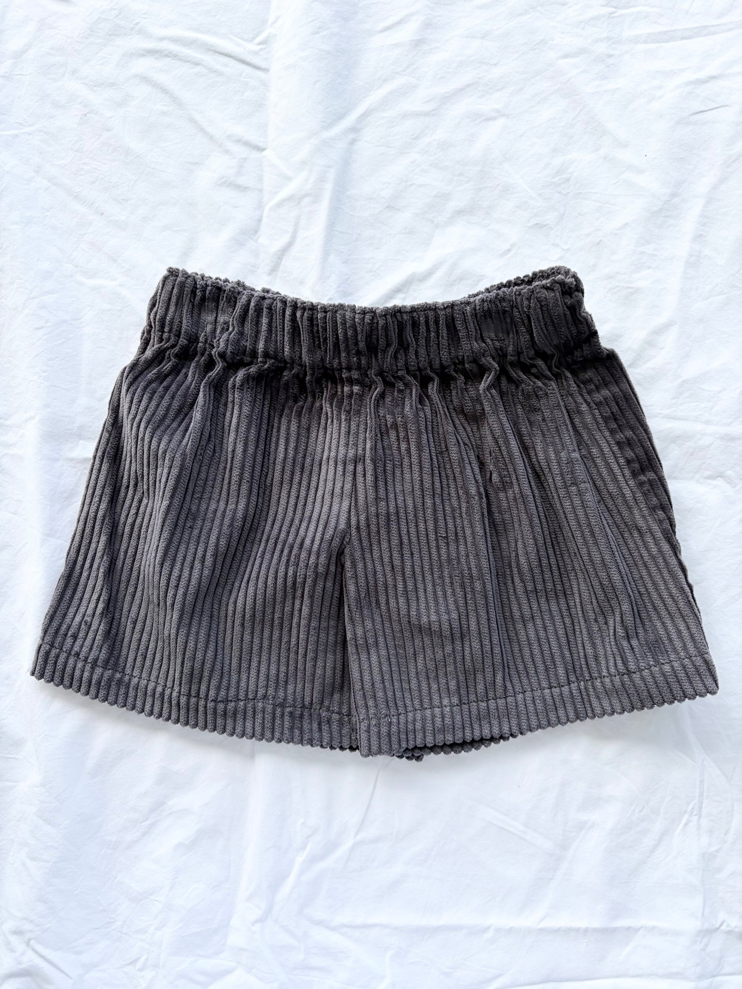 Boys Shorts - Corduroy- Charcoal