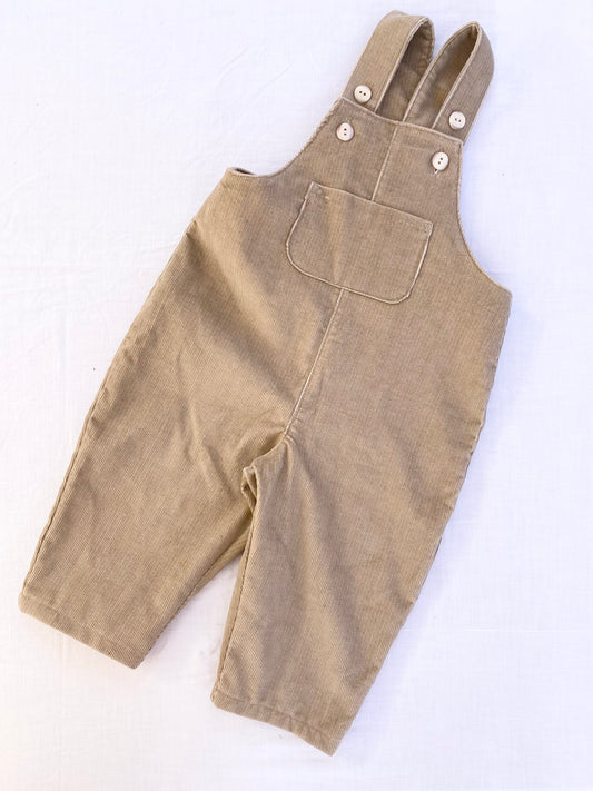Cyrus Corduroy Long Leg Overall - Camel