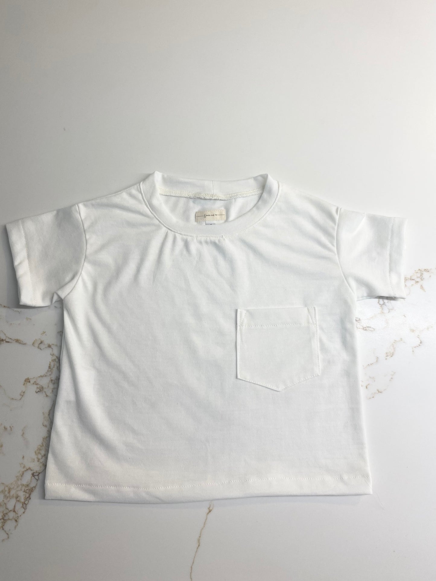 Unisex Basic T-Shirt - Comb Cotton Jersey - White