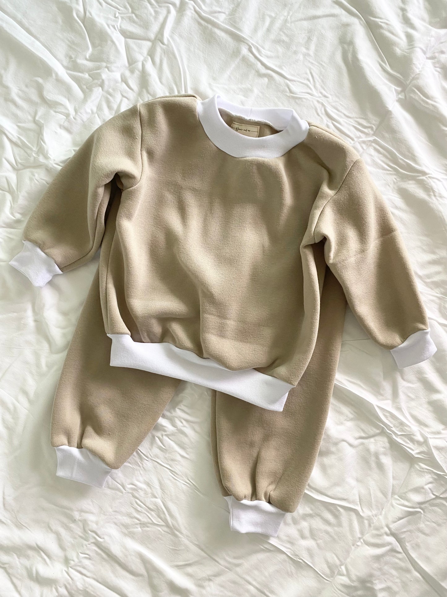 The Isla Tracksuit - Latte