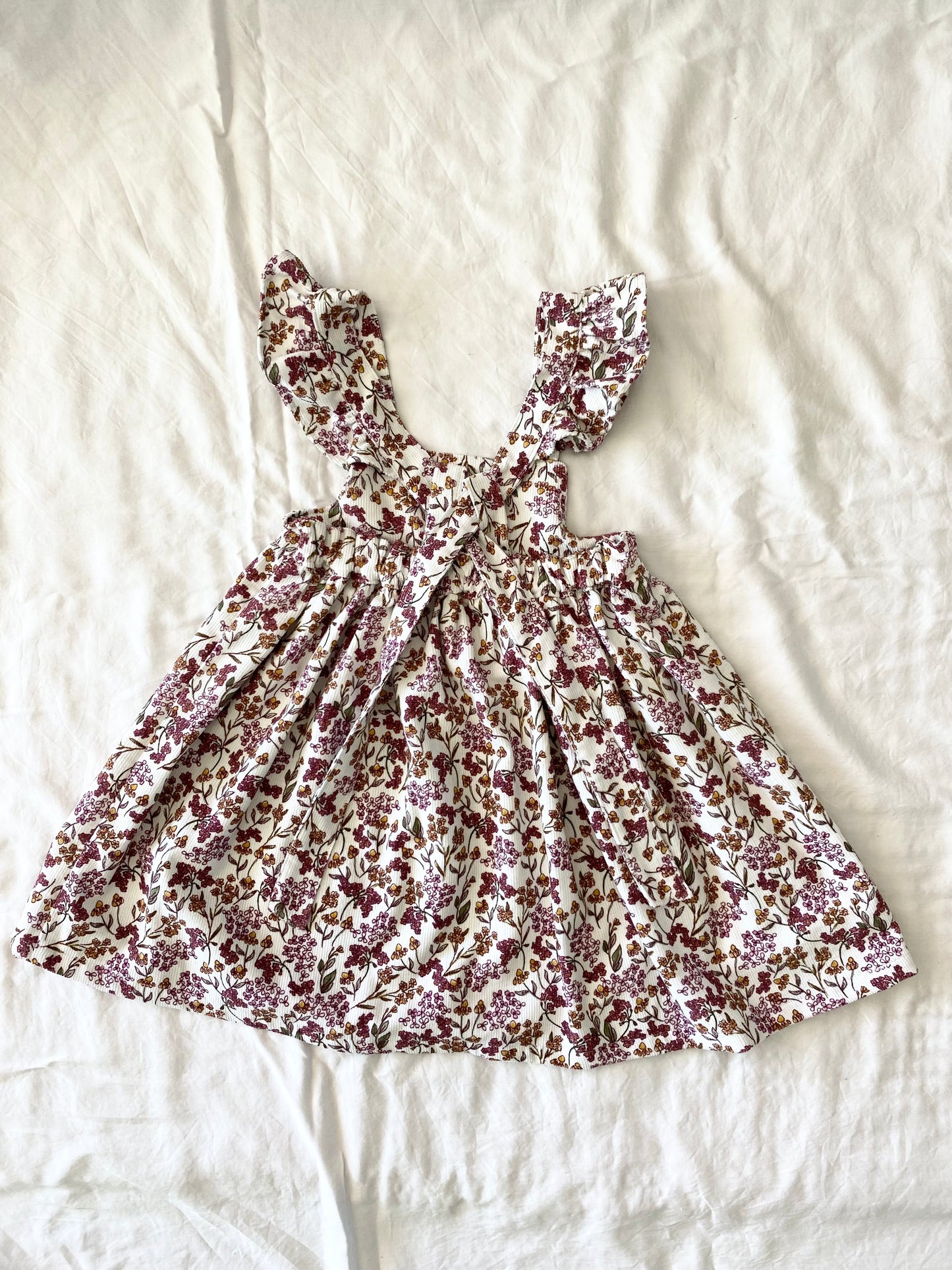 Marigold Dress - Corduroy Liberty Field Flowers