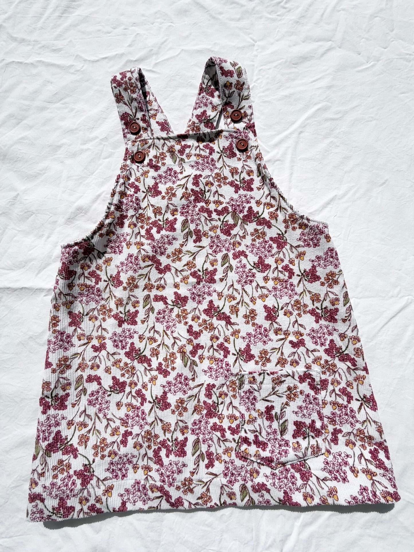 Sylvie Pinafore - Cotton Corduroy- Liberty Field