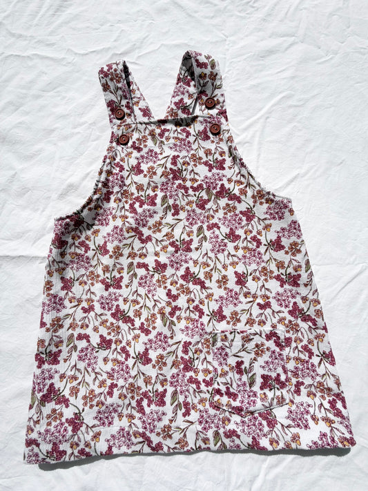 Sylvie Pinafore - Cotton Corduroy- Liberty Field