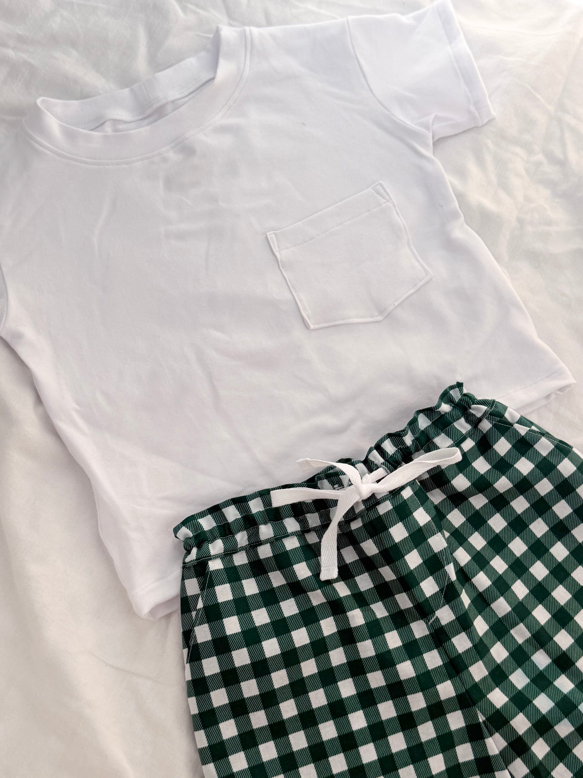 Christmas Basic Oversize T-Shirt - Cotton Elastin White Jersey