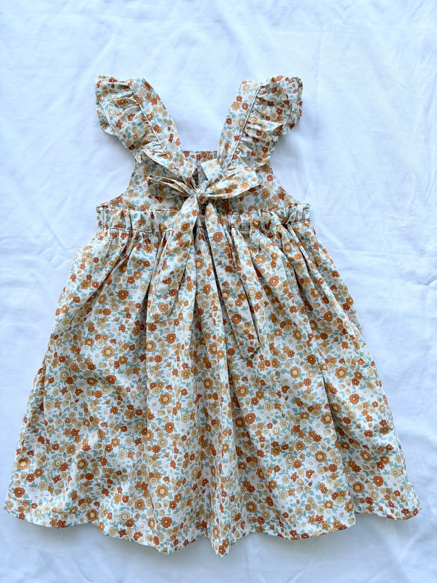 Marigold Dress - Japanese Poplin Cotton - Autumn Liberty