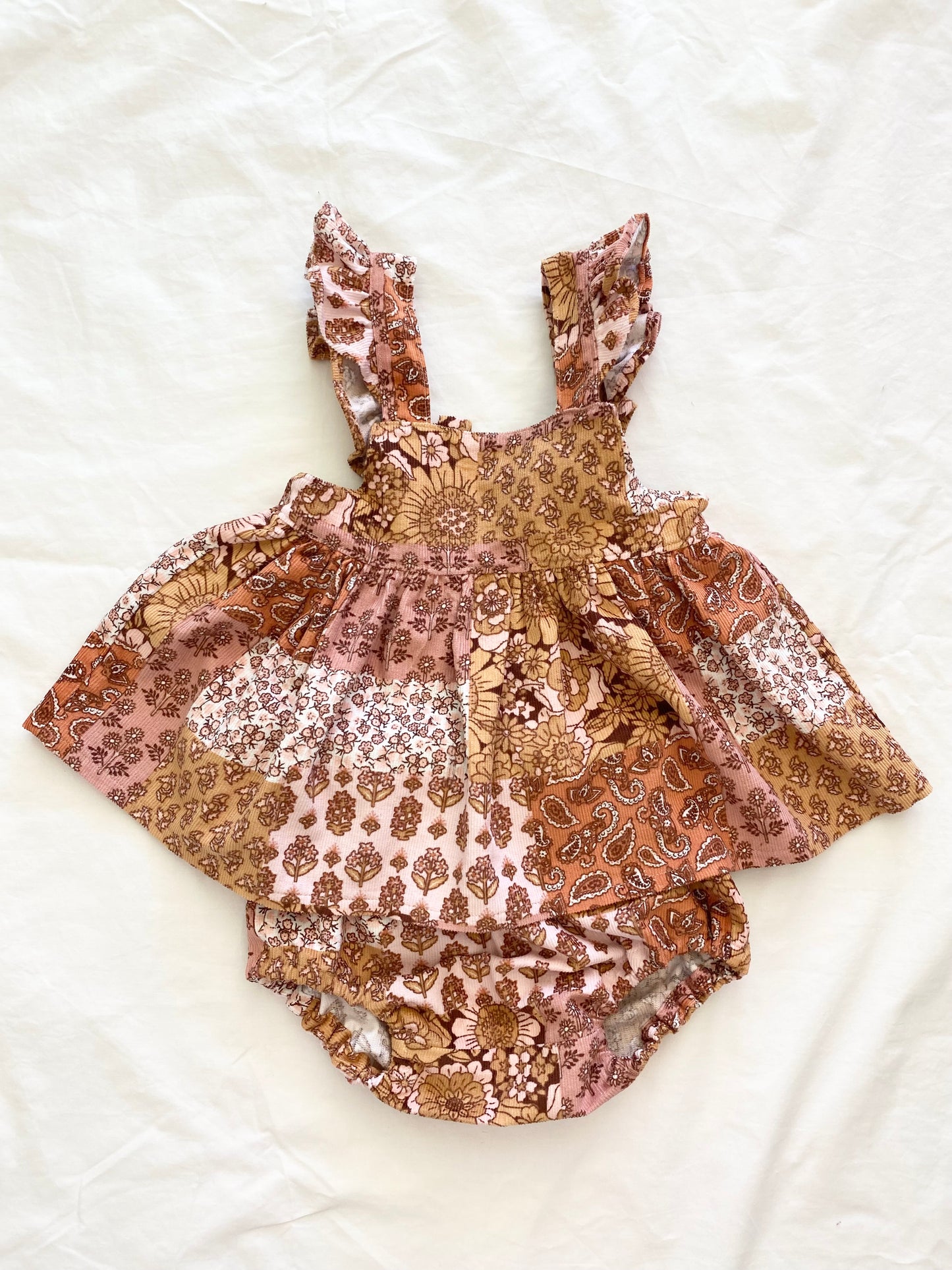 Marigold Peplum Set - Corduroy - Autumn Bohemian