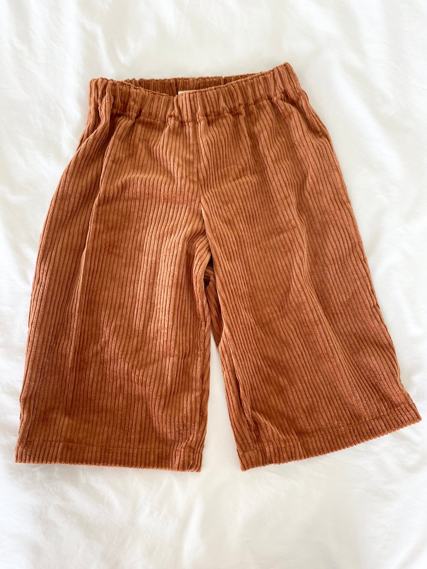 Unisex Basic Colette Pants - Wide Wale Corduroy - Rust