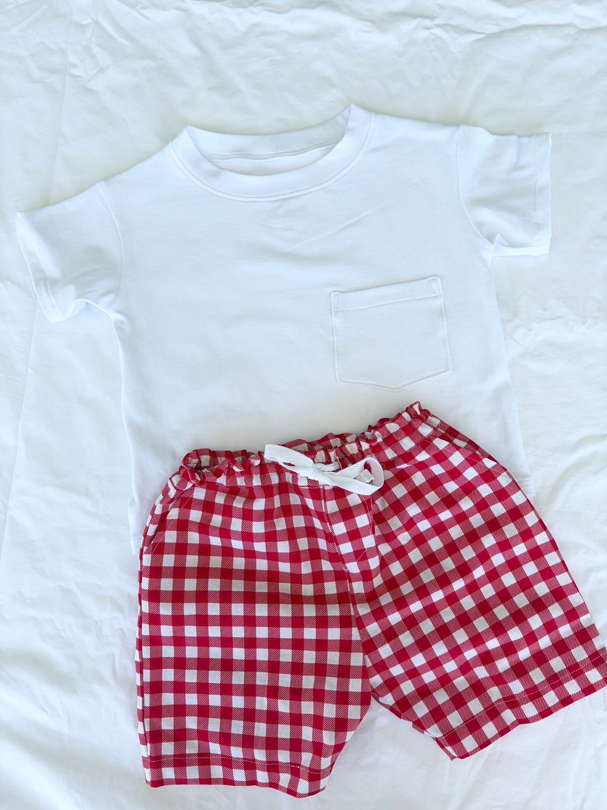 Christmas Basic Oversize T-Shirt - Cotton Elastin White Jersey