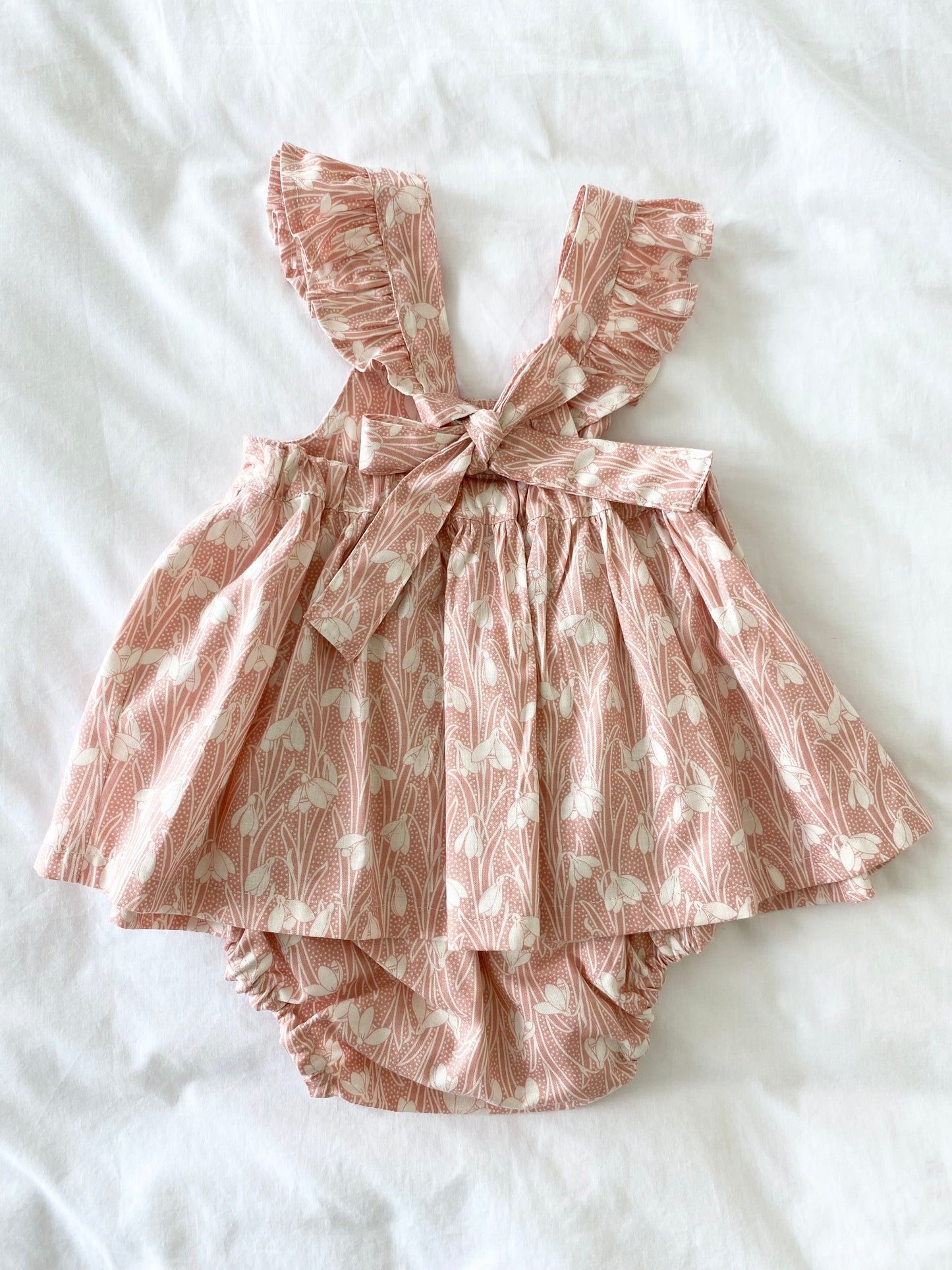 Marigold Peplum Set - Lilly Dusty Pink Cotton