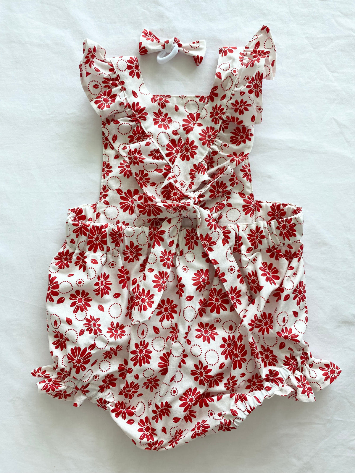 Marigold Romper - Cotton Retro Floral