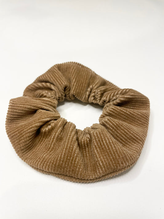 Scrunchies - Cotton Corduroy Walnut